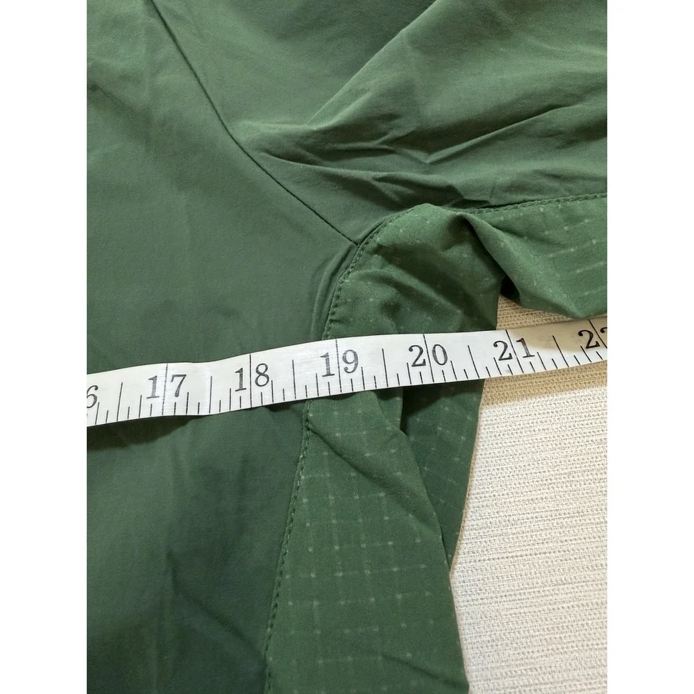 Nike Trail Men's Dri-FIT UV Vented Shirt Button Up Snap Green HV2164-323 Size S